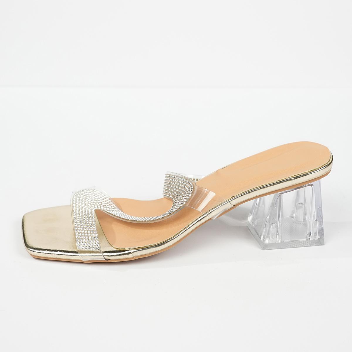 Женские прозрачные босоножки со стразами на толстом каблуке, без застежек, с открытым квадратным носком, с кристаллами, на блочном каблуке, модные шлепанцы, для вечеринок, свадеб, на высоком каблуке, тапочки 35
Женские прозрачные босоножки со стразами на толстом каблуке, без застежек, с открытым квадратным носком, с кристаллами, на блочном каблуке, модные шлепанцы, для вечеринок, свадеб, на высоком каблуке, тапочки 35
