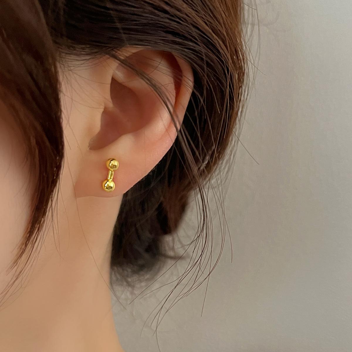 925 Sterling Silver Jewelry Simple Geometric Bean Screw Stud Earrings for Women Wedding Party Jewelry For Girls Friend Gift золотий
925 Sterling Silver Jewelry Simple Geometric Bean Screw Stud Earrings for Women Wedding Party Jewelry For Girls Friend Gift золотий