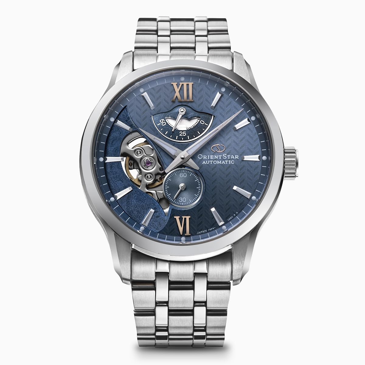 ORIENT STAR Men Mechanical, Made in Japan, Open Heart Orient Star Layered Skeleton Japanese Automatic Watch
ORIENT STAR Men Mechanical, Made in Japan, Open Heart Orient Star Layered Skeleton Japanese Automatic Watch