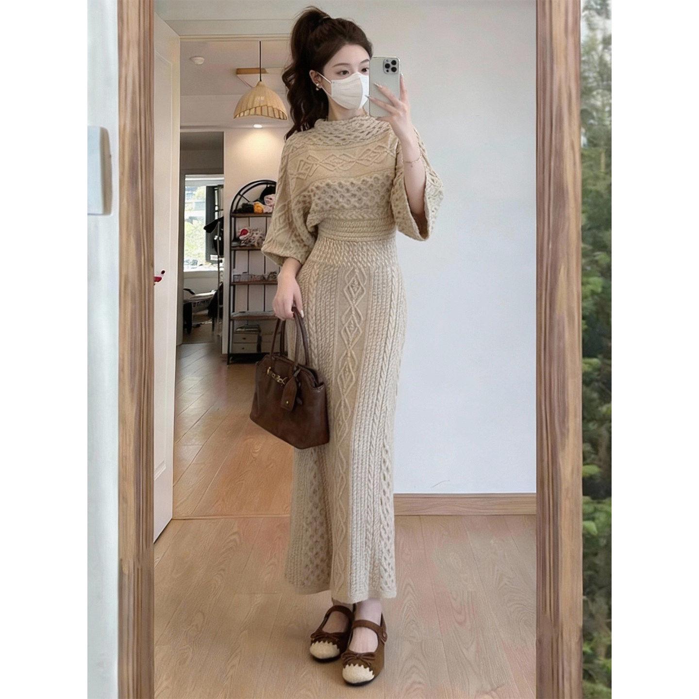 2026 Spring Fashion Long-Sleeve French-Style Knit Maxi Dress with Waist-Cinching for Women Small
2026 Spring Fashion Long-Sleeve French-Style Knit Maxi Dress with Waist-Cinching for Women Small