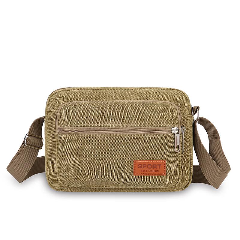Li Shen Men s Canvas Multi-Zipper Shoulder Bag
Li Shen Men s Canvas Multi-Zipper Shoulder Bag