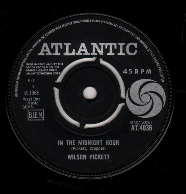 7inch Record WILSON PICKETT - In The Midnight Hour AT4036 Atlantic 1965 UK Soul/Funk Used
7inch Record WILSON PICKETT - In The Midnight Hour AT4036 Atlantic 1965 UK Soul/Funk Used