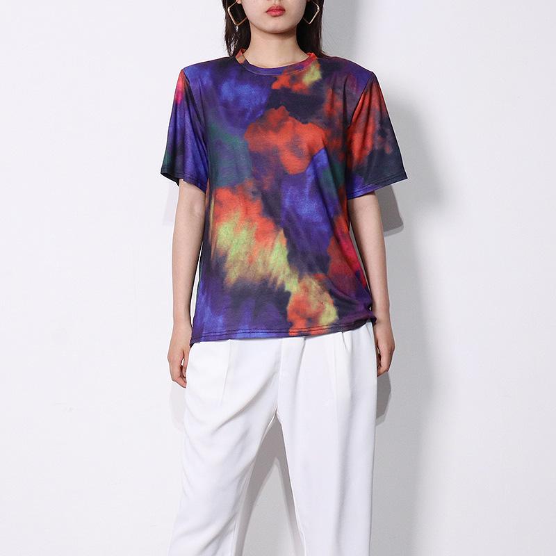 Весна 2025 г., женская цветная свободная футболка с круглым вырезом и коротким рукавом Medium
Весна 2025 г., женская цветная свободная футболка с круглым вырезом и коротким рукавом Medium