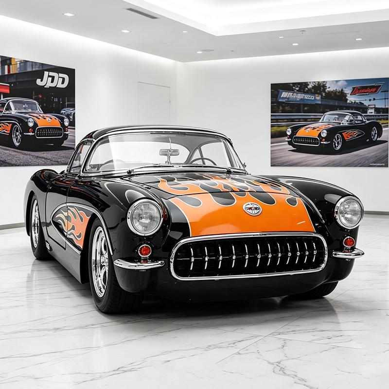 JADA 1:24 Corvette 1957 Alloy Car Diecasts & Toy Vehicles Car Model Miniature Scale Model Car For Children
JADA 1:24 Corvette 1957 Alloy Car Diecasts & Toy Vehicles Car Model Miniature Scale Model Car For Children