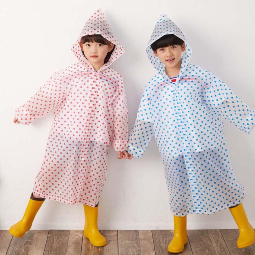 EVA Children Hooded Raincoat Transparent Kids Rain Cape Fashion Boys and Girls Rain Gear Students
EVA Children Hooded Raincoat Transparent Kids Rain Cape Fashion Boys and Girls Rain Gear Students