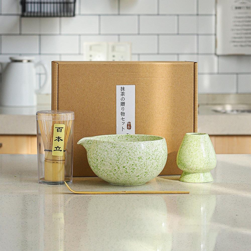 4PCS Stirring Bamboo Ceramic Japanese Matcha Tea Set Reusable Safe Matcha Stirring Brush Food Grade Matcha Whisk зелений
4PCS Stirring Bamboo Ceramic Japanese Matcha Tea Set Reusable Safe Matcha Stirring Brush Food Grade Matcha Whisk зелений