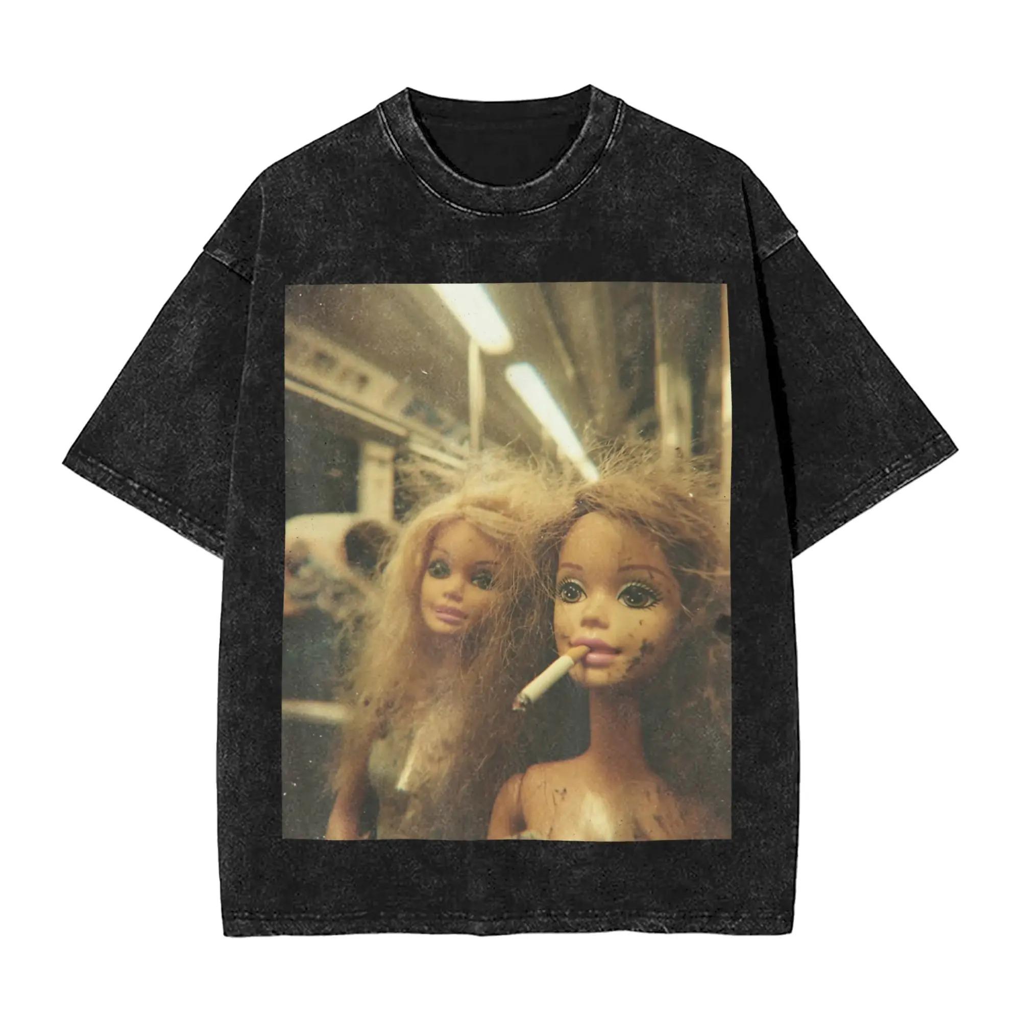 Distressed Doll Face Graphic Print Funny Meme Harajuku Fashion Tshirt Women Men Vintage Washed Oversized Top Cotton Summer Tees S
Distressed Doll Face Graphic Print Funny Meme Harajuku Fashion Tshirt Women Men Vintage Washed Oversized Top Cotton Summer Tees S
