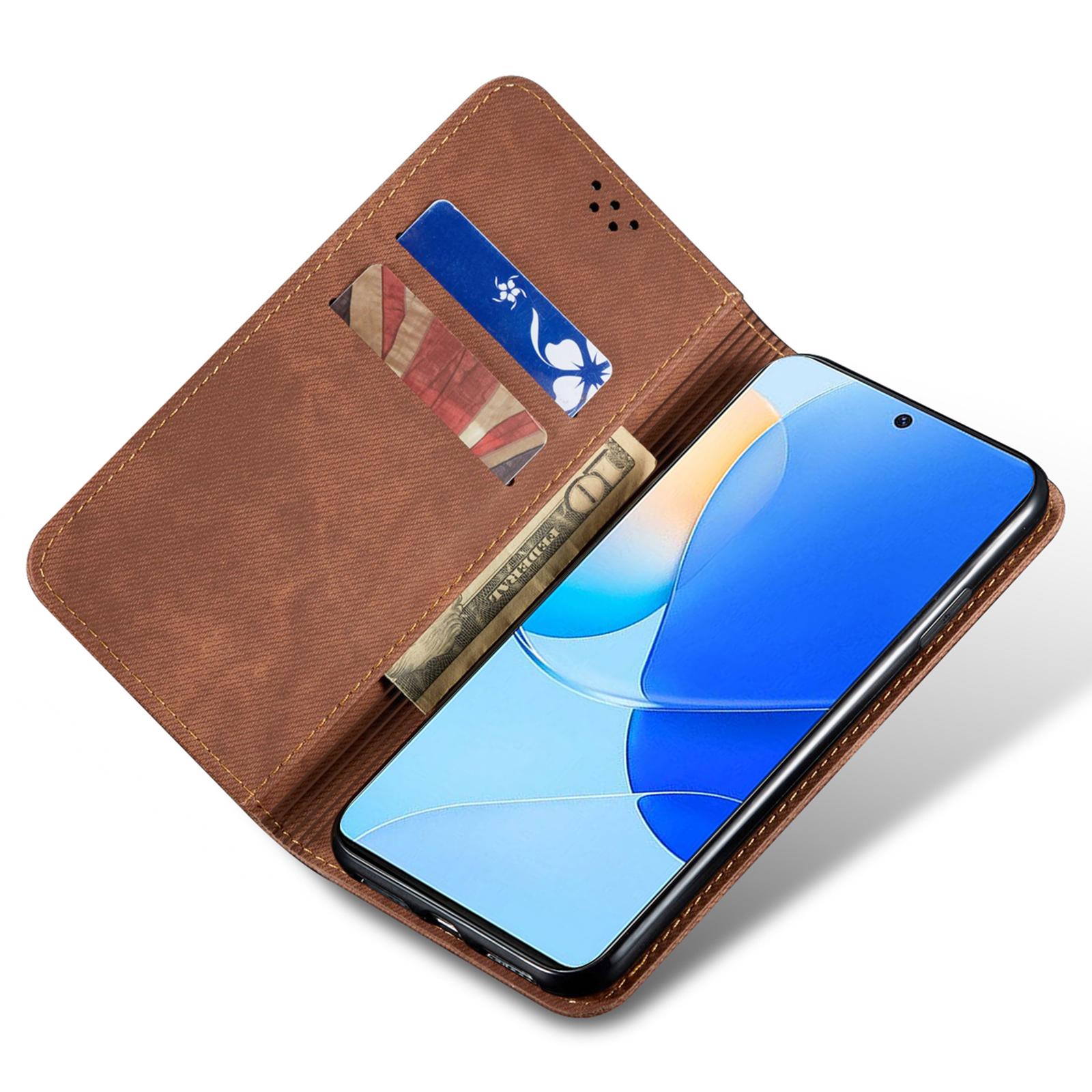 For Huawei nova 9 SE Magnetic Suction Jeans Cloth Texture Folio Case PU Leather Stand Wallet Flip Cover Coffee
For Huawei nova 9 SE Magnetic Suction Jeans Cloth Texture Folio Case PU Leather Stand Wallet Flip Cover Coffee