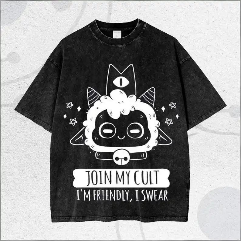 Cult of the Lamb Washed Tshirt personality Clothes Suitable for all seasons Plus Size Unisex Streetwear high quality hot product L
Cult of the Lamb Washed Tshirt personality Clothes Suitable for all seasons Plus Size Unisex Streetwear high quality hot product L