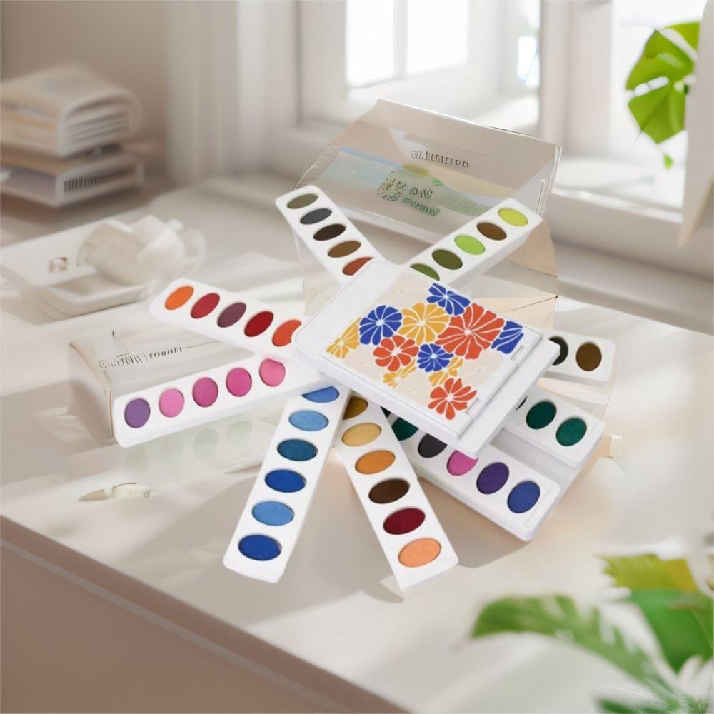 Washable Watercolor Paint Box Portable Oil Painting Box Multi-color Paint Box Art Painting білий
Washable Watercolor Paint Box Portable Oil Painting Box Multi-color Paint Box Art Painting білий