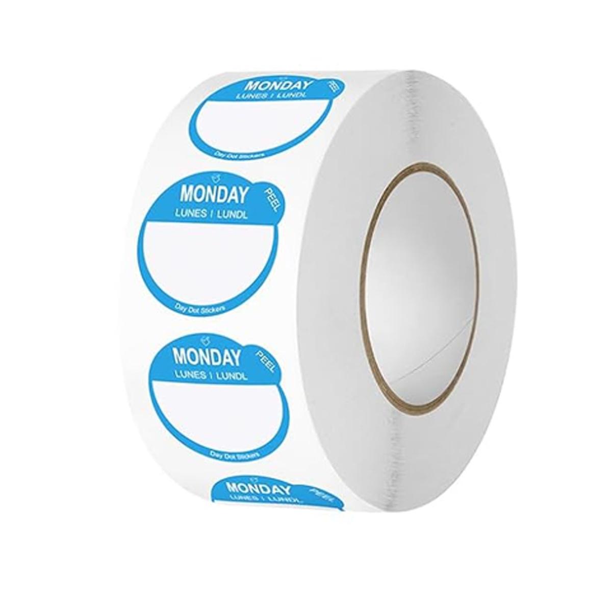 500pcs 2.5cm English Round Adhesive Coated Paper Sealing Stickers Monday to Sunday Kitchen Restaurant Home Labels
500pcs 2.5cm English Round Adhesive Coated Paper Sealing Stickers Monday to Sunday Kitchen Restaurant Home Labels