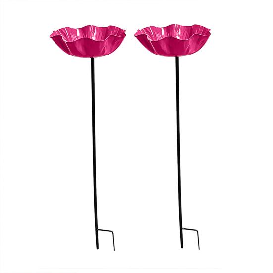 2Pcs Metal Flower Garden Stakes, Decorative Bird Bath, Outdoor Bee Watering Station, Flower Design Water Feeder Bath Bowl for Bees Butterflies 2pcs рожевий червоний колір
2Pcs Metal Flower Garden Stakes, Decorative Bird Bath, Outdoor Bee Watering Station, Flower Design Water Feeder Bath Bowl for Bees Butterflies 2pcs рожевий червоний колір