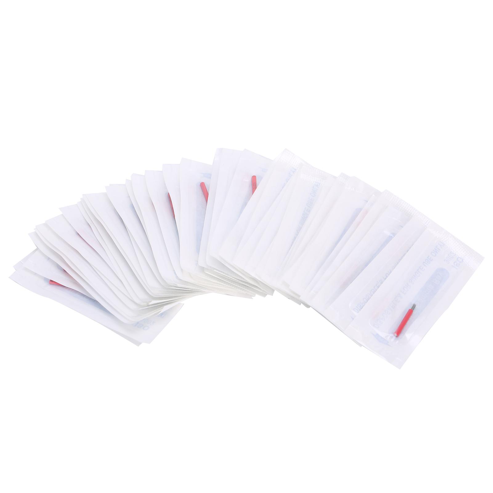 50pcs Microblading Needles Stainless Steel Makeup Manual Eyebrow Tattoo Needle 18RS
50pcs Microblading Needles Stainless Steel Makeup Manual Eyebrow Tattoo Needle 18RS