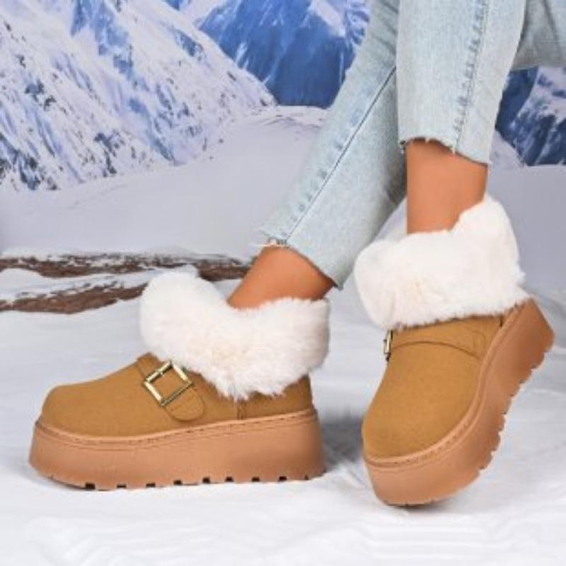 Women s Large Size Soft Sole Fur Mouth Winter Warm Fur One Snow Boots Padded Lined Ankle Boots Non-Slip Hiking Casual Sports Cotton Boots 36
Women s Large Size Soft Sole Fur Mouth Winter Warm Fur One Snow Boots Padded Lined Ankle Boots Non-Slip Hiking Casual Sports Cotton Boots 36