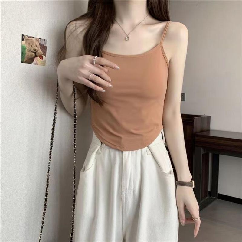 Seamless Letter Print Ice Silk Camisole with Built-in Bra One size оранжевый
Seamless Letter Print Ice Silk Camisole with Built-in Bra One size оранжевый