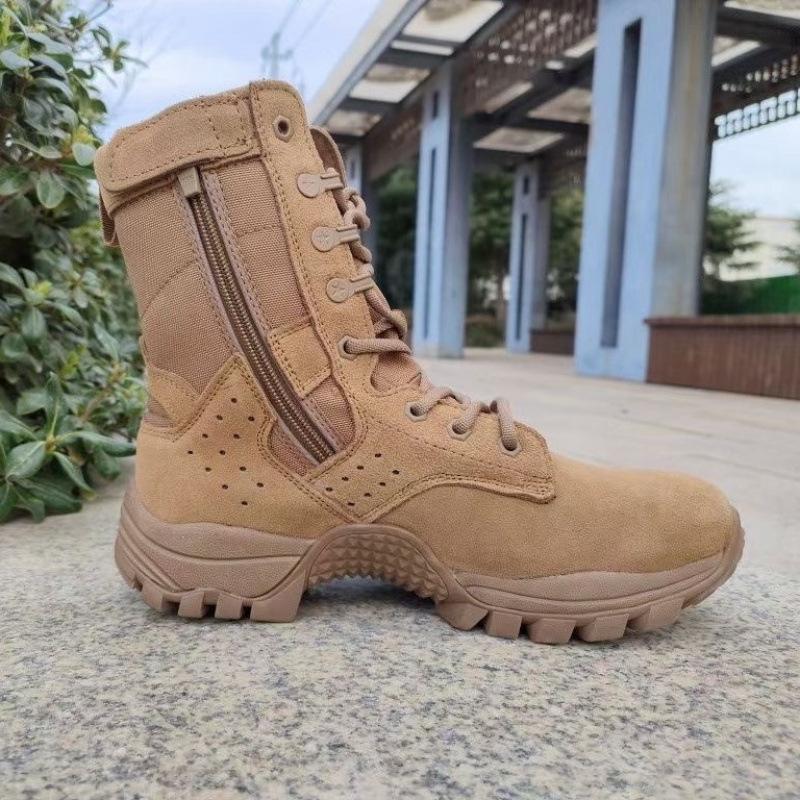 New cowhide lightweight desert Kevlar anti-puncture hiking outdoor training mountaineering brown high-top training shoes and boots 36
New cowhide lightweight desert Kevlar anti-puncture hiking outdoor training mountaineering brown high-top training shoes and boots 36