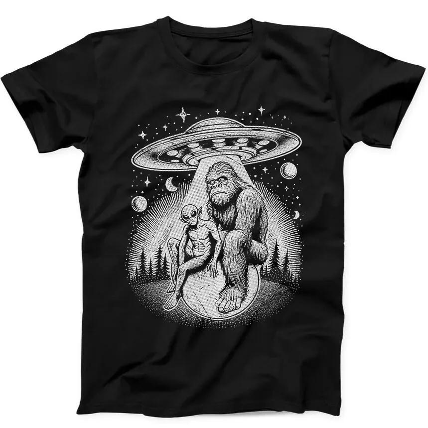 Bigfoot Alien And UFO in Forest Night Believe Funny Gift Black T Shirt 226 4XL
Bigfoot Alien And UFO in Forest Night Believe Funny Gift Black T Shirt 226 4XL