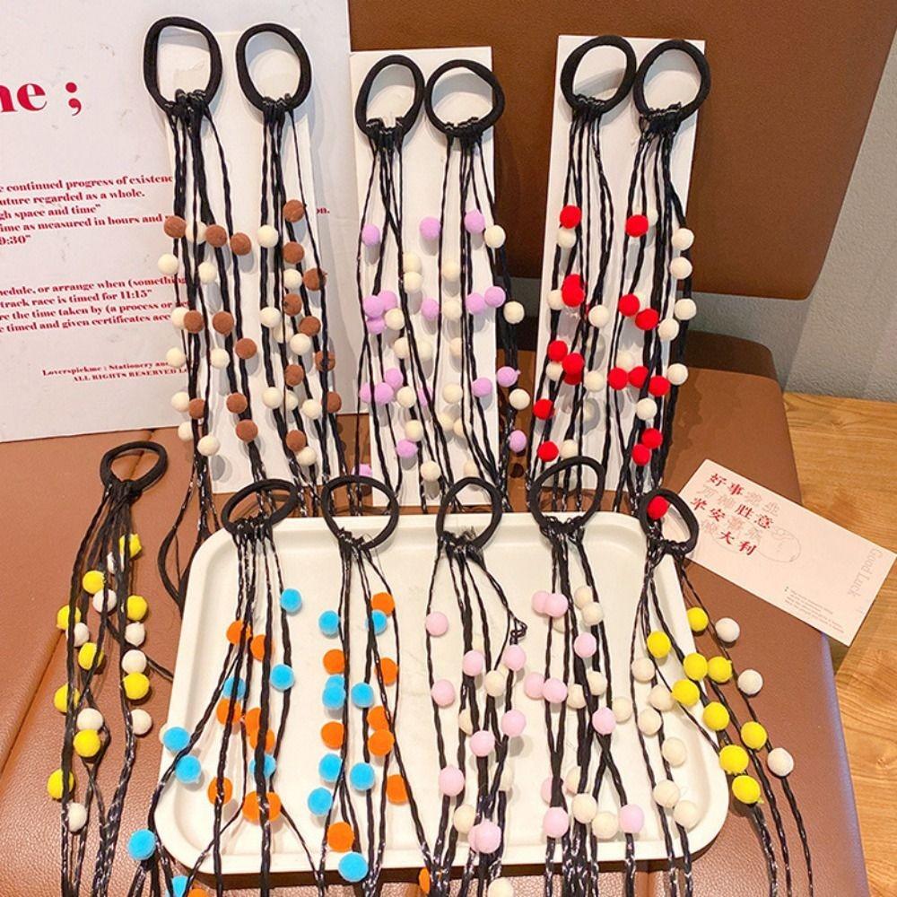 Cute Wigs Ponytail Headbands Lovely Kids Hair Ornament Girls Color Ball Wigs Birthday Gifts
Cute Wigs Ponytail Headbands Lovely Kids Hair Ornament Girls Color Ball Wigs Birthday Gifts
