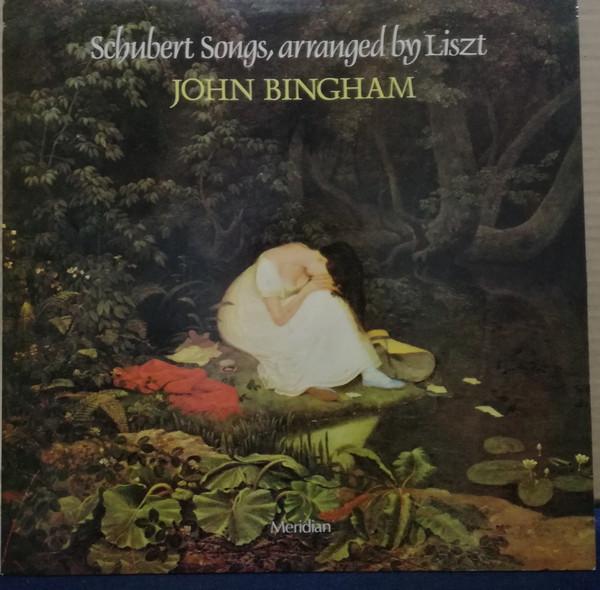 LP Record JOHN BINGHAM Schubert Songs Arranged By Liszt E77019 MERIDIAN 1979 UK Classical Used
LP Record JOHN BINGHAM Schubert Songs Arranged By Liszt E77019 MERIDIAN 1979 UK Classical Used