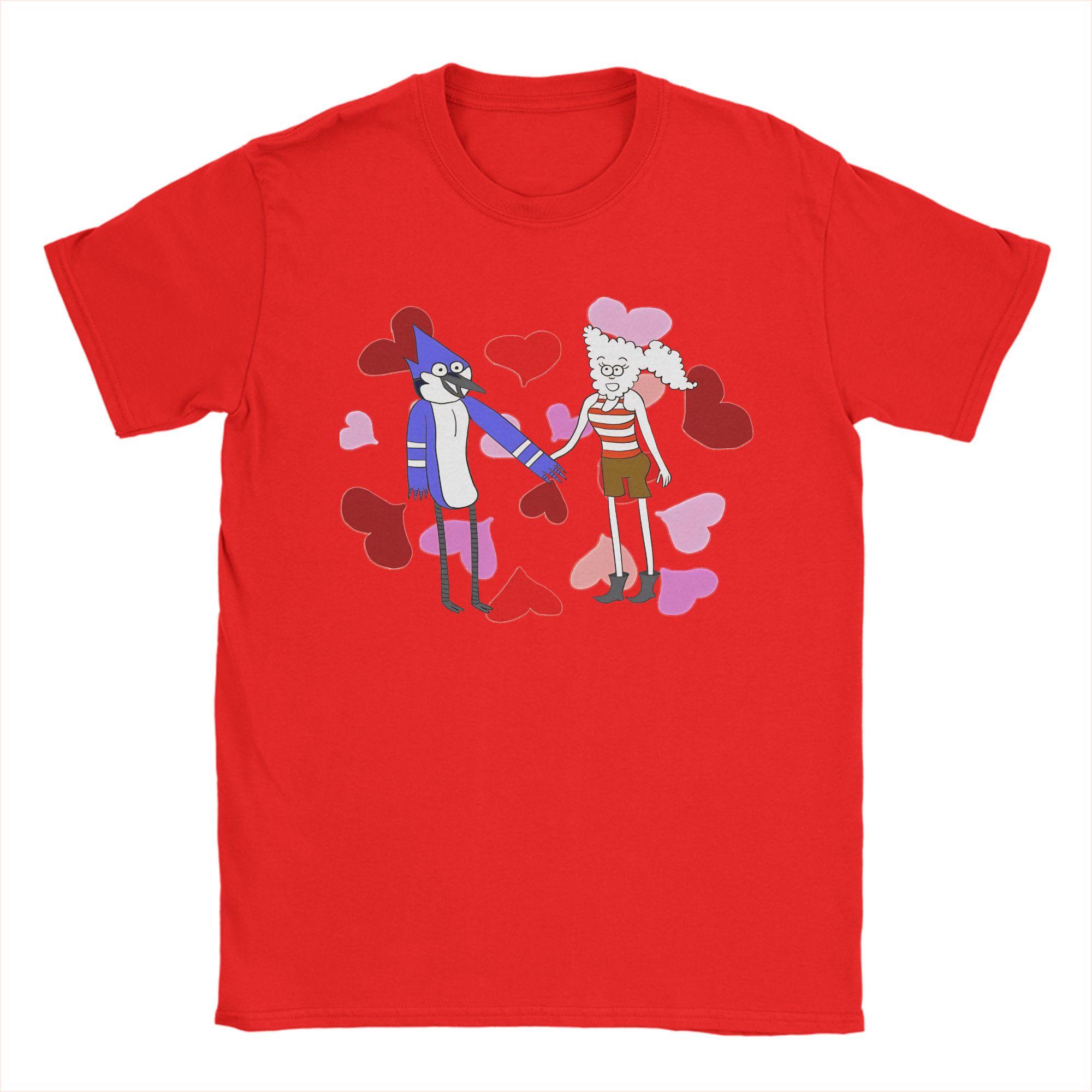 Mordecai and CJ Regular ShowValentines Day 100 Cotton TShirt For Men Summer ONeck Novelty Tee Shirt Oversize Custom DIY Tops S
Mordecai and CJ Regular ShowValentines Day 100 Cotton TShirt For Men Summer ONeck Novelty Tee Shirt Oversize Custom DIY Tops S