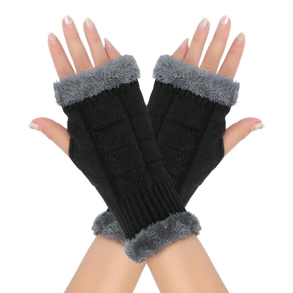 Short Fluffy Gloves Winter Autumn Sleeve Covers Outdoor Fingerless Gloves for Cold Weather чорний
Short Fluffy Gloves Winter Autumn Sleeve Covers Outdoor Fingerless Gloves for Cold Weather чорний