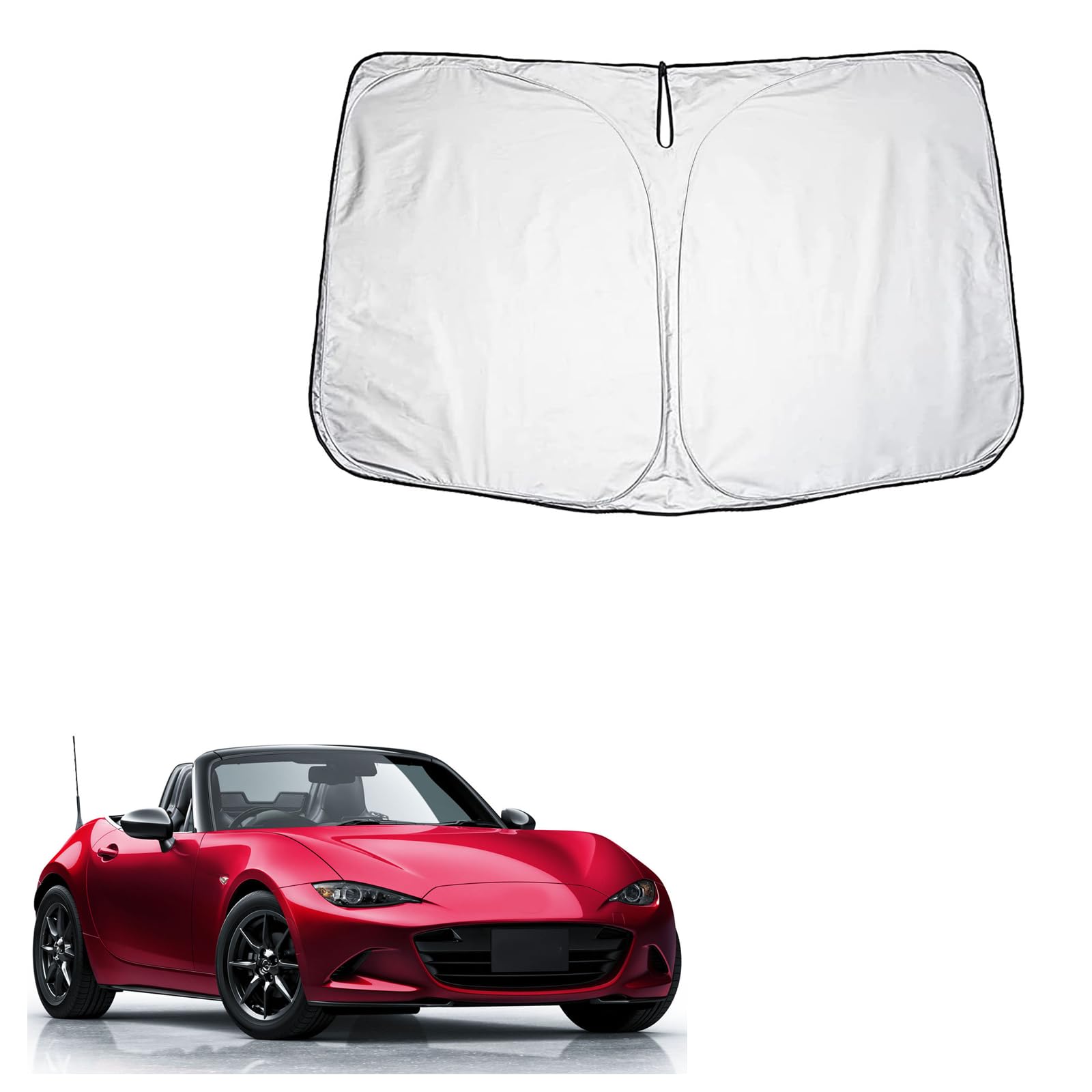 Car Sunshade for Front Window of Mazda Roadster ND Compact Includes Storage Bag (ND5RC) 2015~, Thickened, Storage,
Car Sunshade for Front Window of Mazda Roadster ND Compact Includes Storage Bag (ND5RC) 2015~, Thickened, Storage,