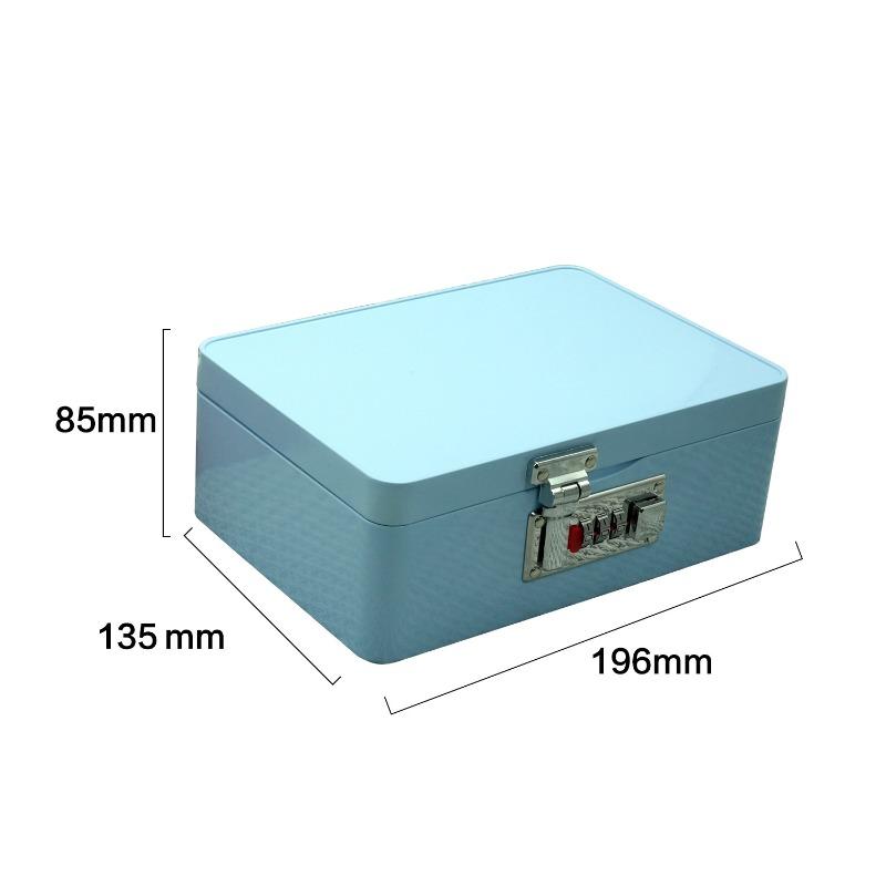 Key Safe Box Storage Organizer Metal Cash Box with Combination Lock Secure Money Storage for Business & Retail синій
Key Safe Box Storage Organizer Metal Cash Box with Combination Lock Secure Money Storage for Business & Retail синій