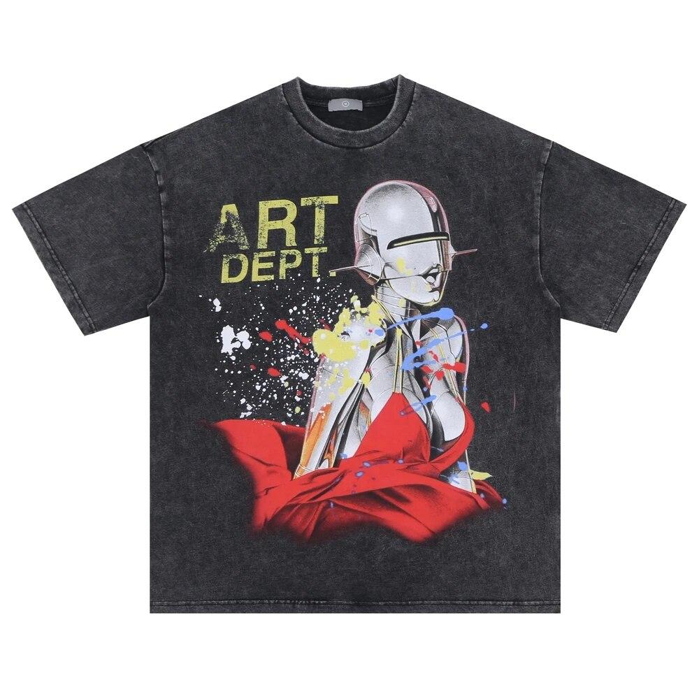 Hip Hop Streetwear T-shirt Harajuku Female Robot Graphic Print T Shirts Men Punk Gothic Clothes Oversized Summer Tops Tee Shirt
Hip Hop Streetwear T-shirt Harajuku Female Robot Graphic Print T Shirts Men Punk Gothic Clothes Oversized Summer Tops Tee Shirt