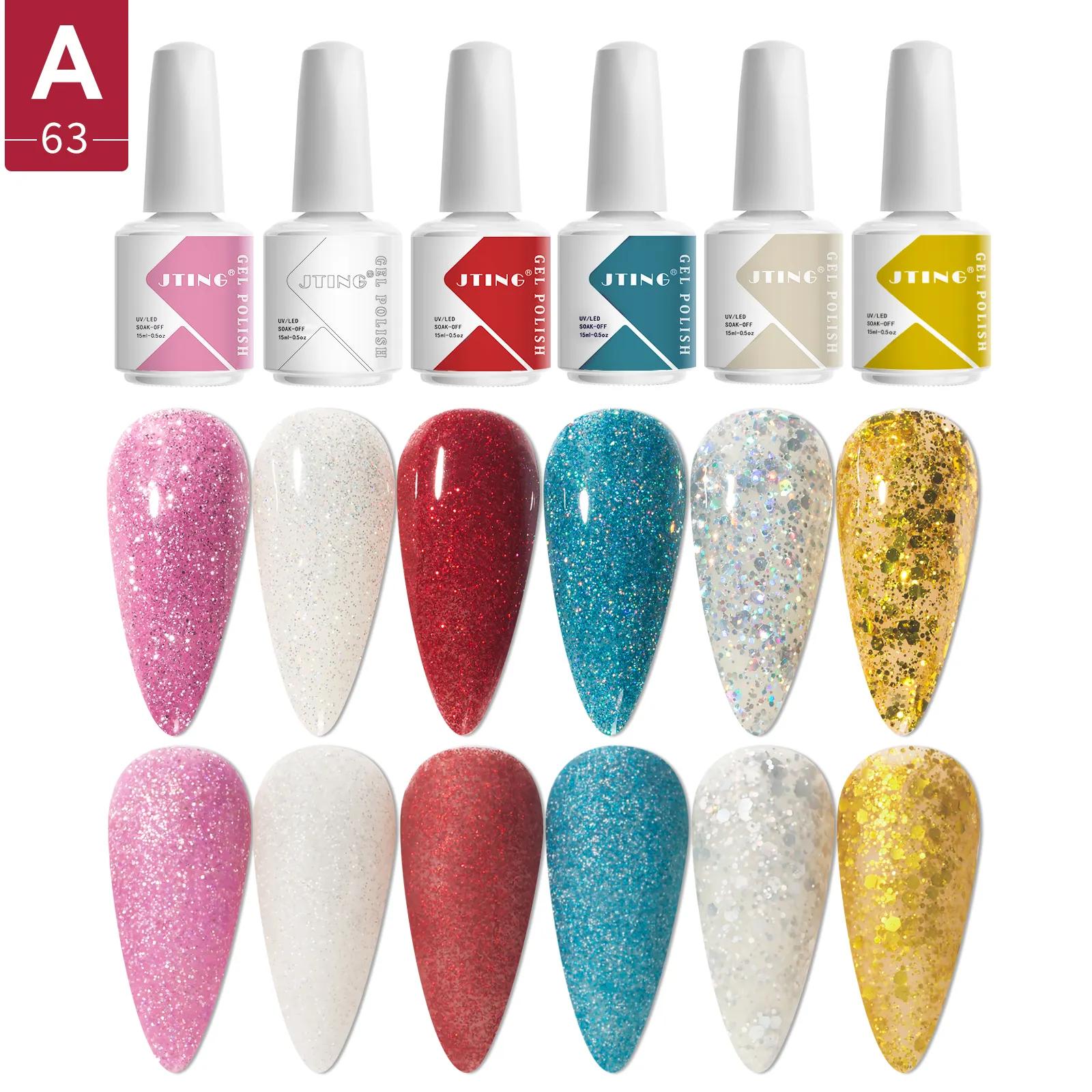 JTING New Colors Nail Art Manicure Soak off 15ml French Nails Varnish Enamel Gel Nail Polish Collection Custom Private Label
JTING New Colors Nail Art Manicure Soak off 15ml French Nails Varnish Enamel Gel Nail Polish Collection Custom Private Label