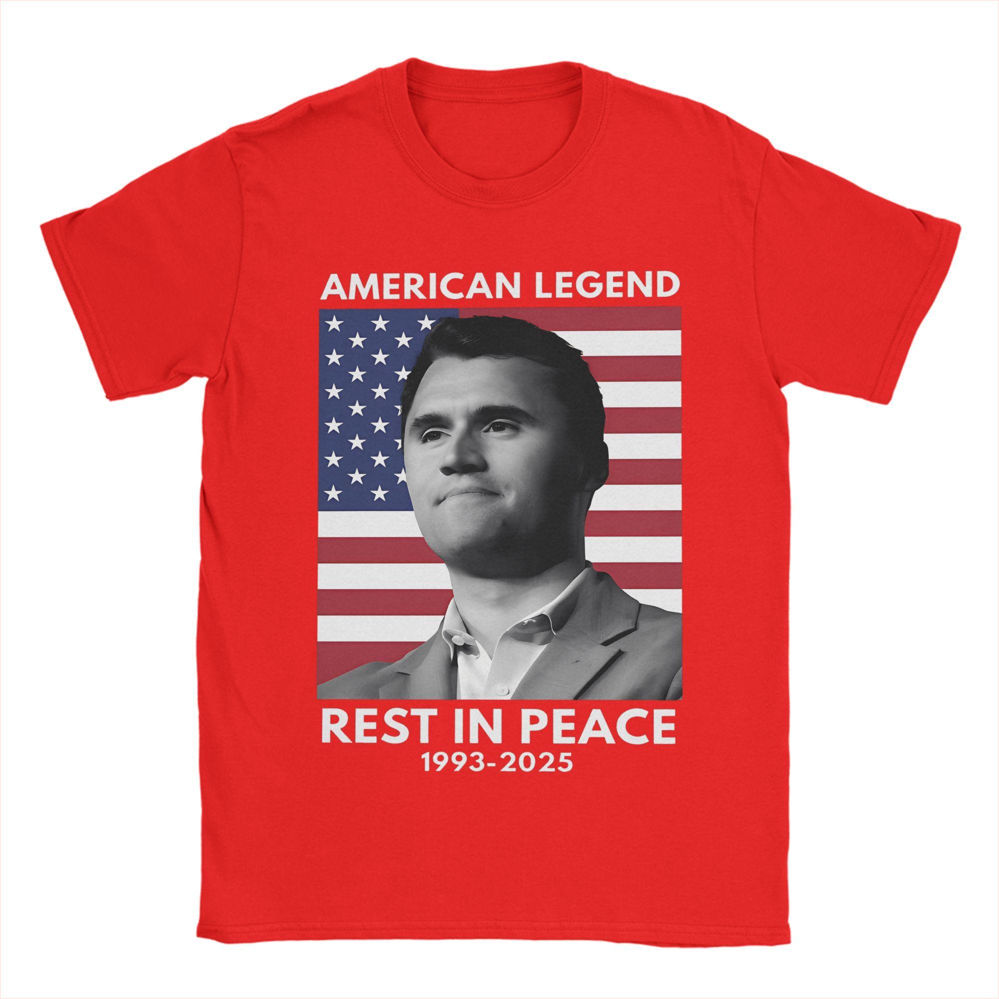 Charlie Kirk American Flag TShirt Summer T Shirts Man 100 Cotton Crewneck Oversized Tees Short Sleeves Streetwear Tshirt S
Charlie Kirk American Flag TShirt Summer T Shirts Man 100 Cotton Crewneck Oversized Tees Short Sleeves Streetwear Tshirt S