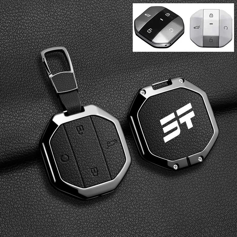 Car Zinc Alloy Leather Key Case Cover Holder For Chery Jetour Traveller 2025 Jetour T2 T1 Auto Key Protective Shell Accessories
Car Zinc Alloy Leather Key Case Cover Holder For Chery Jetour Traveller 2025 Jetour T2 T1 Auto Key Protective Shell Accessories