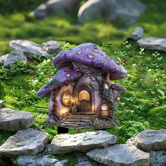 Yousheng Mushroom House Garden Stake Weatherproof Fade-Resistant Pathway Marker Stake Lawn Ornament Stake for Flower Beds Pots
Yousheng Mushroom House Garden Stake Weatherproof Fade-Resistant Pathway Marker Stake Lawn Ornament Stake for Flower Beds Pots