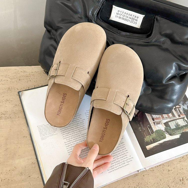 Soft leather version~ heightened thick-soled bag head slippers women s 2025 new summer outer wear retro one-pedal Boken slippers 35
Soft leather version~ heightened thick-soled bag head slippers women s 2025 new summer outer wear retro one-pedal Boken slippers 35