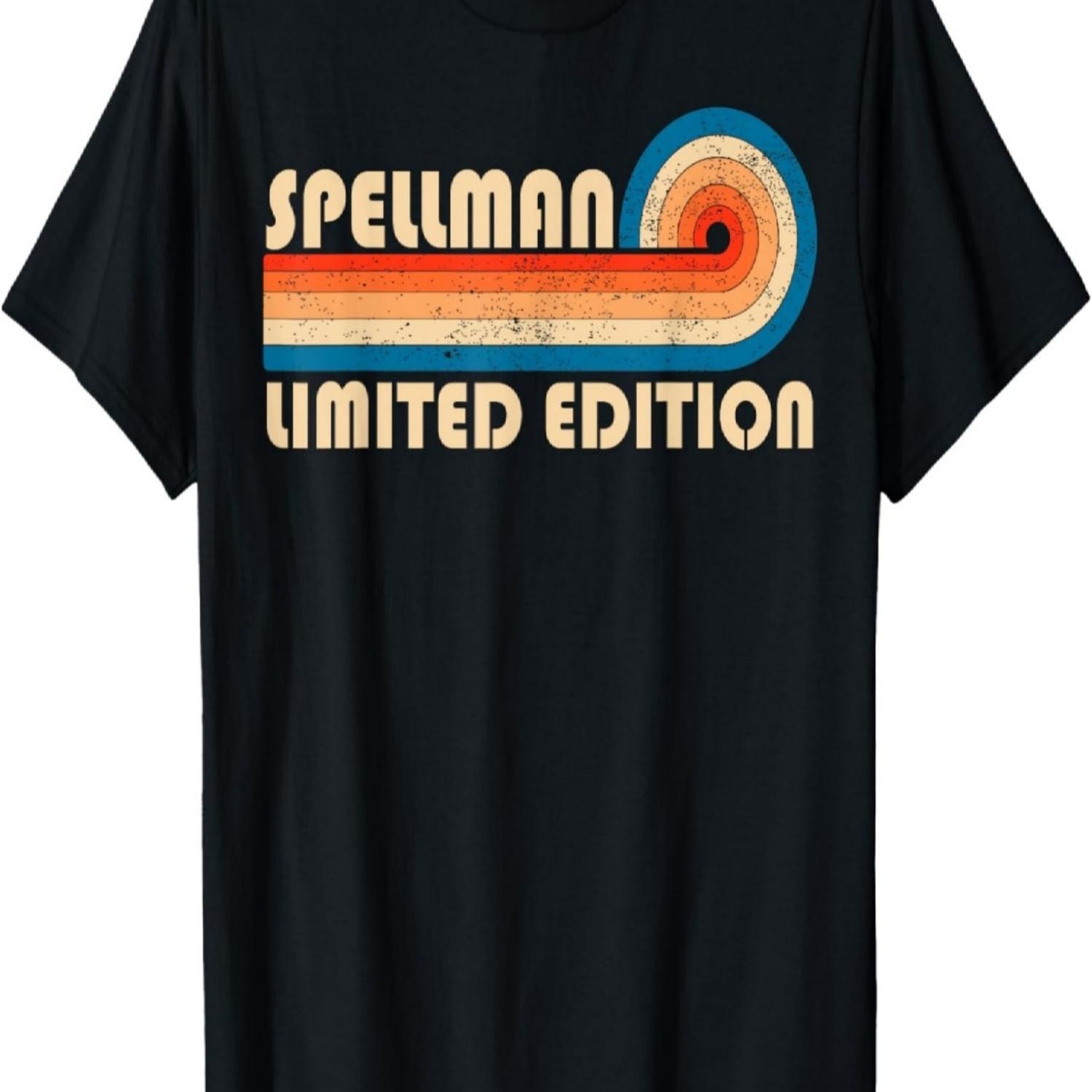 SPELLMAN Surname Retro Vintage 80s 90s Birthday Reunion T-Shirt S чёрный
SPELLMAN Surname Retro Vintage 80s 90s Birthday Reunion T-Shirt S чёрный