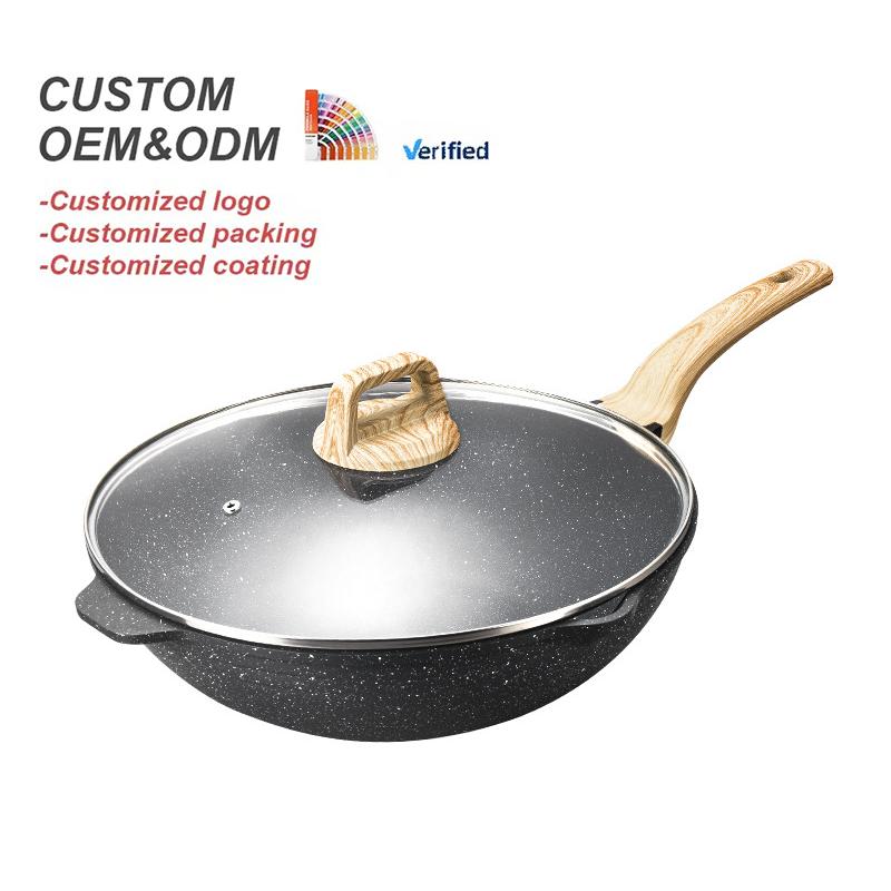 OEM ODM Saute Pan Cast Aluminum Non Stick Frying Pan for Kitchen Cooking
OEM ODM Saute Pan Cast Aluminum Non Stick Frying Pan for Kitchen Cooking