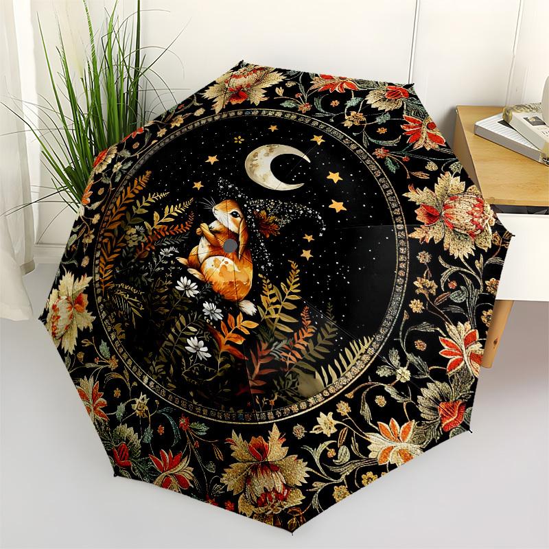 Rabbit MoonThemed Automatic Opening and Closing umbrella - 8 Ribs, Suitable for Leisure and Going Out, Outdoor Accessory, Gothic Style, Fash
Rabbit MoonThemed Automatic Opening and Closing umbrella - 8 Ribs, Suitable for Leisure and Going Out, Outdoor Accessory, Gothic Style, Fash