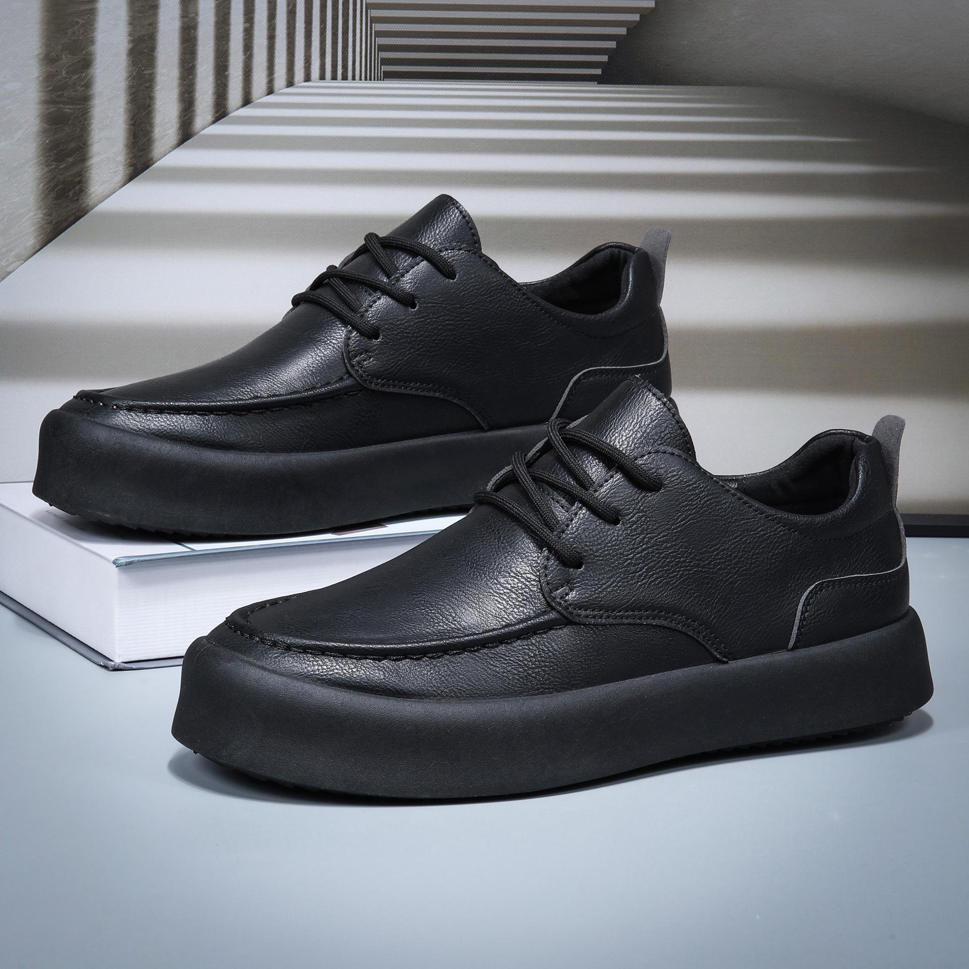 2025 осень новые туфли на толстой подошве мужские туфли кожаная поверхность модные трендовые универсальные спортивные повседневные туфли в британском стиле одинарные туфли 44 чёрный
2025 осень новые туфли на толстой подошве мужские туфли кожаная поверхность модные трендовые универсальные спортивные повседневные туфли в британском стиле одинарные туфли 44 чёрный