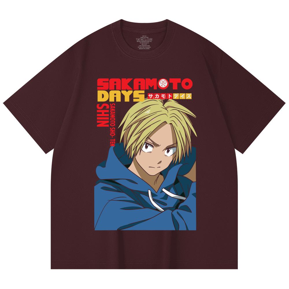 230 Gsm 100% Cotton Sakamoto Days V8 Shin Print Unisex Heavy Cotton T Shirt 2XL вина червоного кольору
230 Gsm 100% Cotton Sakamoto Days V8 Shin Print Unisex Heavy Cotton T Shirt 2XL вина червоного кольору