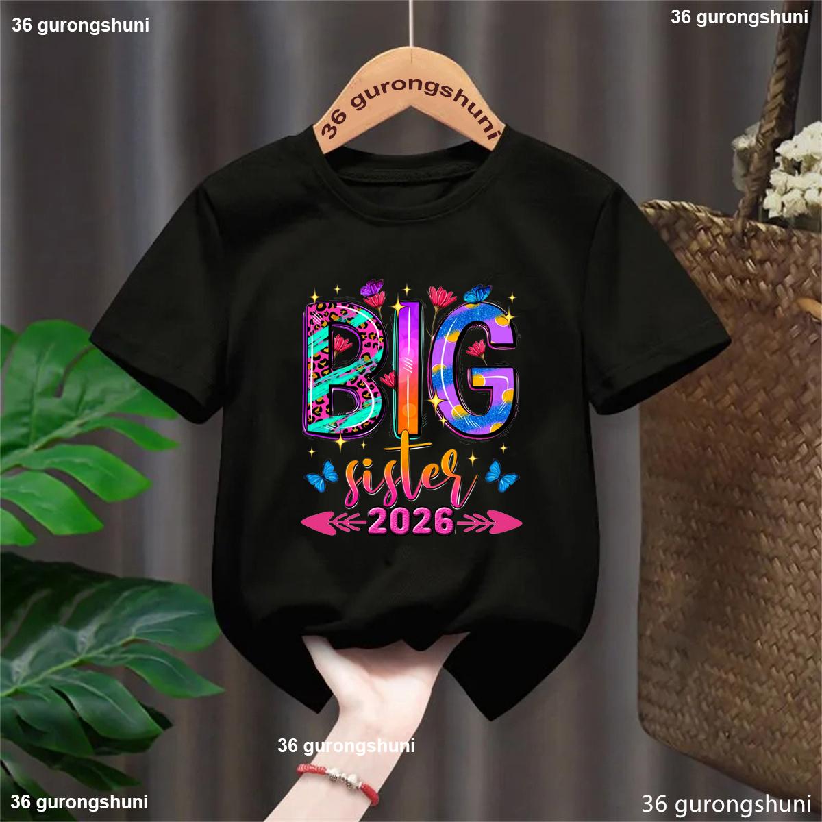 Cute 2026 Girls T-shirt Big Sister LoadingPromoted To Big Sister Tshirt Announcement Kids Shirt Kawaii Girl S Clothes 160
Cute 2026 Girls T-shirt Big Sister LoadingPromoted To Big Sister Tshirt Announcement Kids Shirt Kawaii Girl S Clothes 160