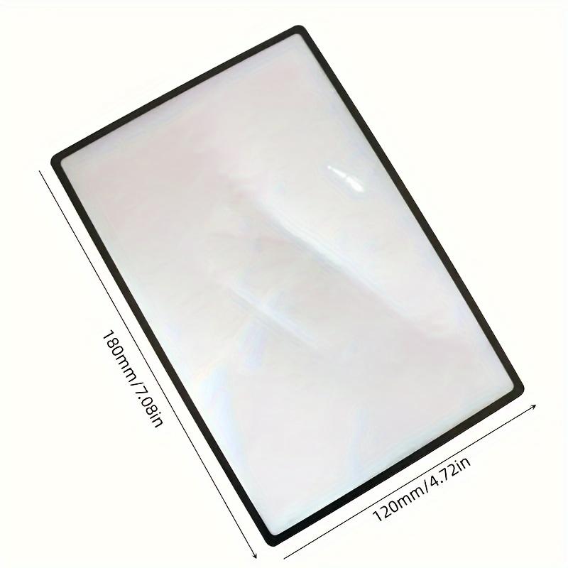 Magnifying Lens for Reading - 7x4.7 Inch Large Area Magnifier with Optical Grade Clarity, Perfect for Elderly, Maps, Books
Magnifying Lens for Reading - 7x4.7 Inch Large Area Magnifier with Optical Grade Clarity, Perfect for Elderly, Maps, Books
