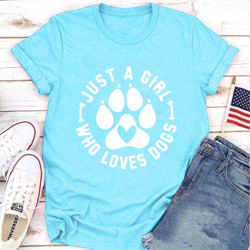 JUST A GIRL LOVE DOGS Принт Женская футболка с коротким рукавом O-образным вырезом Свободная женская футболка Женская футболка Топы Одежда Camisetas Mujer XXL
JUST A GIRL LOVE DOGS Принт Женская футболка с коротким рукавом O-образным вырезом Свободная женская футболка Женская футболка Топы Одежда Camisetas Mujer XXL