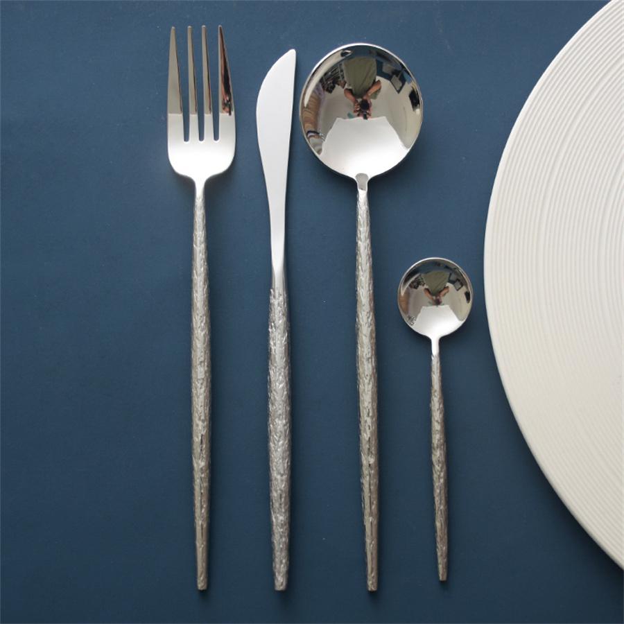 304 Stainless Steel Western Tableware Set, Ins Tree Pattern, Knife, Fork, Spoon, Household, Western, 3 Pcs
304 Stainless Steel Western Tableware Set, Ins Tree Pattern, Knife, Fork, Spoon, Household, Western, 3 Pcs