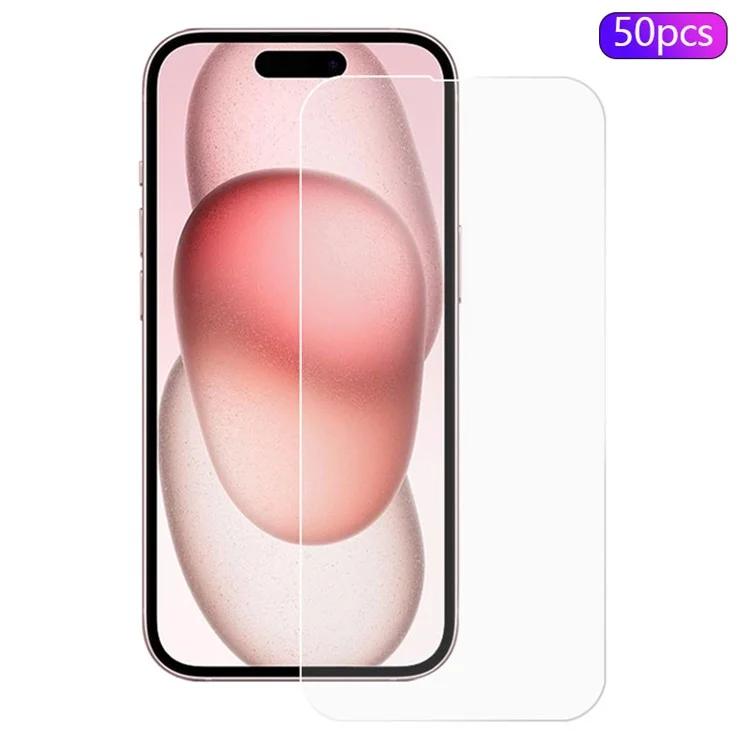 MOCOLO 50 шт. для iPhone 15 Plus защитная пленка для экрана против царапин HD прозрачная закаленная стеклянная пленка
MOCOLO 50 шт. для iPhone 15 Plus защитная пленка для экрана против царапин HD прозрачная закаленная стеклянная пленка