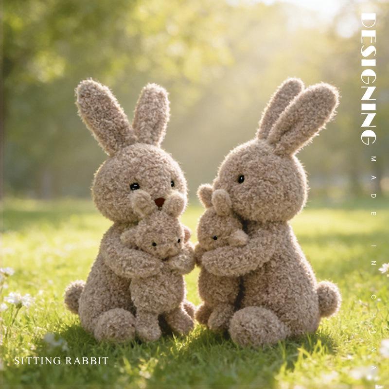 Adorable Mother and Baby Rabbit Plush Doll - Easter Soothing Toy Gift for Children
Adorable Mother and Baby Rabbit Plush Doll - Easter Soothing Toy Gift for Children