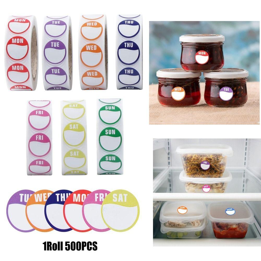 500 Pcs Date Stickers Paper Food Packaging Dots Label New Week Stickers Kitchen Style 7
500 Pcs Date Stickers Paper Food Packaging Dots Label New Week Stickers Kitchen Style 7