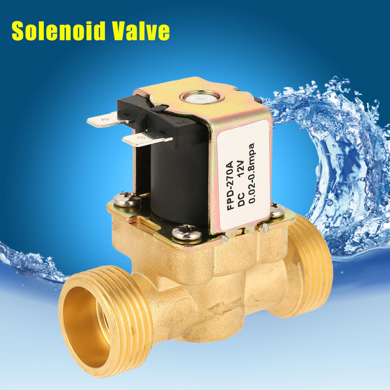 1pc Solenoid Valve G3/4 Normal Closed Brass Electric Solenoid Valve for Water DC12V United States
1pc Solenoid Valve G3/4 Normal Closed Brass Electric Solenoid Valve for Water DC12V United States