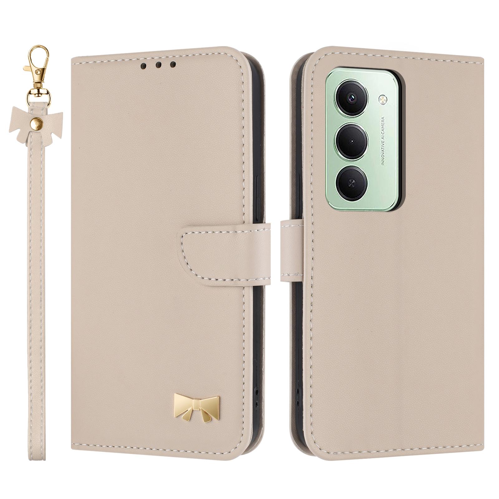 For Xiaomi Redmi 15 5G (Global) (169mm) Case Bowknot Decor Wallet Leather Phone Cover with Wrist Strap
For Xiaomi Redmi 15 5G (Global) (169mm) Case Bowknot Decor Wallet Leather Phone Cover with Wrist Strap