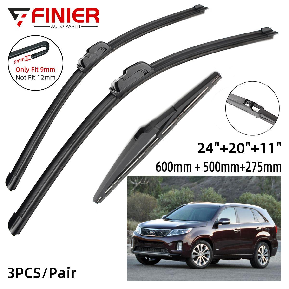 3ШТ Щетки стеклоочистителя для KIA Sorento MK2 2010-2014 24 +20 +11 Fit Переднее лобовое стекло Лобовое стекло Щетки для резаков Аксессуары 2010 2011 2012 2013 2014
3ШТ Щетки стеклоочистителя для KIA Sorento MK2 2010-2014 24 +20 +11 Fit Переднее лобовое стекло Лобовое стекло Щетки для резаков Аксессуары 2010 2011 2012 2013 2014