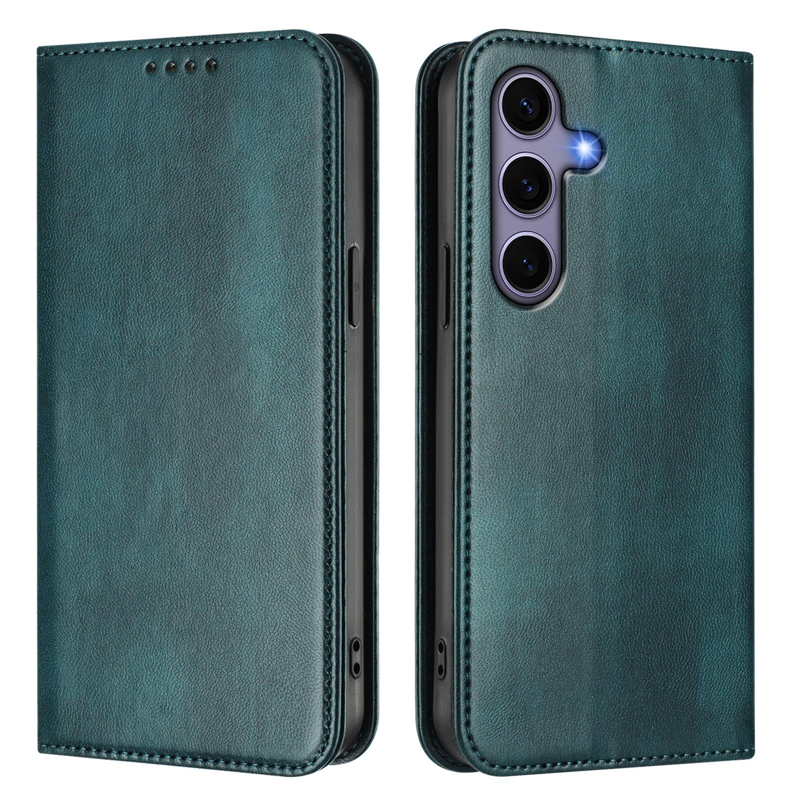 For Samsung Galaxy S25 Wallet Cases Retro Texture RFID Blocking Leather Phone Cover Dark Green
For Samsung Galaxy S25 Wallet Cases Retro Texture RFID Blocking Leather Phone Cover Dark Green