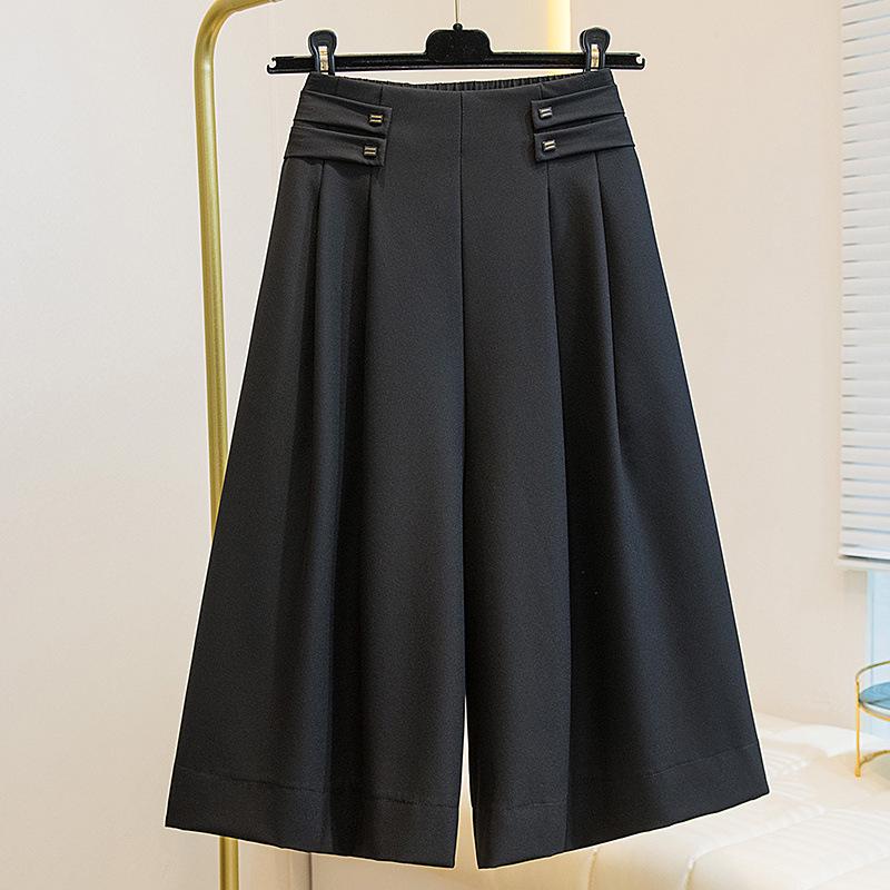 Plus Size Women s Loose Slimming Elastic Waist Wide Leg Pants for Spring/Summer XL чорний
Plus Size Women s Loose Slimming Elastic Waist Wide Leg Pants for Spring/Summer XL чорний